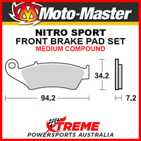 Moto-Master Kawasaki KLX250S 2006-2013 Nitro Sport Sintered Medium Front Brake Pad 093422