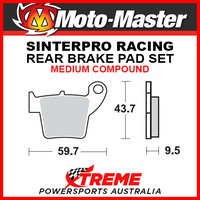 Moto-Master Honda CRF250X 2004-2018 Racing Sintered Medium Rear Brake Pads 094311