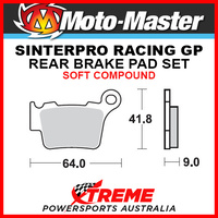 Moto-Master Husqvarna FC350 2014-2018 Racing GP Sintered Soft Rear Brake Pad 094412