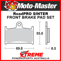 Moto-Master for Suzuki GSX-R1100 1989-1992 RoadPRO Ceramic Front Brake Pad 402404