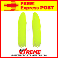 Rtech Yamaha YZ125 2015-2018 Neon Yellow Fork Guards Protectors