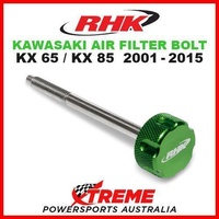 RHK MX GREEN AIR FILTER BOLT MOTO KAWASAKI KX65 KX85 KX 65 85 2001-2015 DIRTBIKE