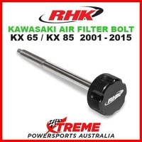 RHK MX BLACK AIR FILTER BOLT MOTO KAWASAKI KX65 KX85 KX 65 85 2001-2015 DIRTBIKE