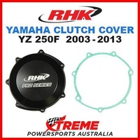 RHK MX BLACK CASE CLUTCH COVER YAMAHA YZ250F YZ 250F 2003-2013 DIRT BIKE MOTO