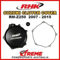 RHK MX BLACK CASE CLUTCH COVER for Suzuki RMZ 250 RM Z250 RMZ250 2007-2015 DIRT BIKE