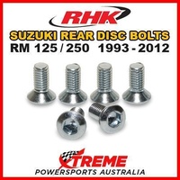 RHK REAR HEAVY DUTY BRAKE DISC BOLT SET for Suzuki RM125 RM250 RM 125 250 1993-2012