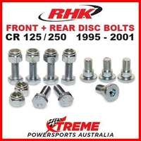 RHK FRONT + REAR HEAVY DUTY BRAKE DISC BOLT SET HONDA CR125 CR250 1995-2001 MOTO