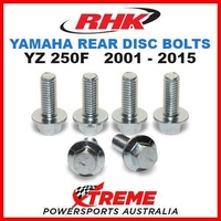 RHK MX REAR HEAVY DUTY BRAKE DISC BOLT SET YAMAHA YZ250F YZF250 2001-2015 MOTO