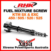 RHK FUEL MIXTURE SCREW KEIHIN FCR CARBY BLACK KTM SX EXC 450 500 505 520 525 530