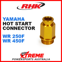 RHK HOT START CONNECTOR KEIHIN FCR CARBY GOLD YAMAHA WR250F WRF250 WR450F WRF450