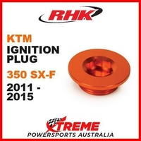 RHK MX OEM REPLACEMENT IGNITION PLUG COVER ORANGE SXF SX-F 350 350SXF 2011-2015