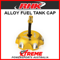 RHK Honda CRF250X CRF 250 X 2004-2018 Gold Alloy Fuel Tank Gas Cap, 65mm OD