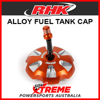 RHK KTM 250SX 2013-2020 Orange Alloy Fuel Tank Gas Cap, Screw Type 52mm