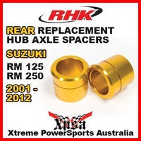 RHK REPLACEMENT AXLE SPACER REAR for Suzuki RM125 RM250 RM 125 250 2001-2012 GOLD