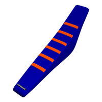 Strike Seats Gripper Ribbed Orange/Blue/Blue Seat Cover for KTM 150SX 2007-2010