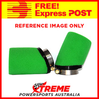 Pod Filter 35mm Uni Filter Green Angled Foam MX Motorcycle Pit Bike Go-Kart