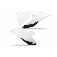 UFO White Rear Side Panels w/ Left Airbox Cover for Gas Gas EC 300 2021-2023