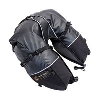 Giant Loop Black Coyote Saddlebag Rackless 39L Volume Fully-Waterproof Enduro