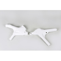 UFO White Frame Guard for Honda CR125R 1991-1992