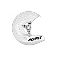 UFO White Front Disc Cover Guard for Kawasaki KX 450F 2013-2018