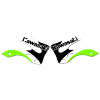 Strike Seats OEM Replica Shroud Graphics for Kawasaki KX125 2001