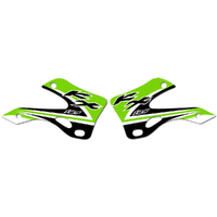 Strike Seats OEM Replica Shroud Graphics for Kawasaki KX125 2002