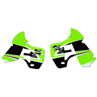 Strike Seats OEM Replica Shroud Graphics for Kawasaki KX500 2002