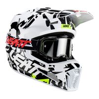 Leatt V23 3.5 Zebra Moto Helmet Kit