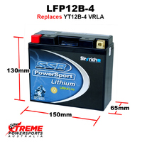 SSB 12V 290 CCA LFP12B-4 Ducati 999 R 2003-2006 Lithium Battery YT12B-4 VRLA