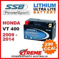 SSB 12V LITHIUM ULTRALITE 290 CCA BATTERY HONDA VT400 VT 400 2009-2014 MOTO