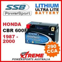 SSB 12V LITHIUM ULTRALITE 290 CCA BATTERY HONDA CBR600F CBR 600F 1987-2000 MOTO