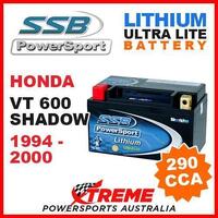 SSB 12V LITHIUM ULTRALITE 290 CCA BATTERY HONDA VT600 VT 600 SHADOW 1994-2000