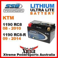 SSB SUPERBIKE ULTRALITE LITHIUM BATTERY KTM 1190 RC8 08-2010 RC8-R RC8R 09-2014