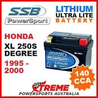 SSB 12V LITHIUM ULTRALITE 140 CCA BATTERY HONDA XL250S XL 250S DEGREE 1995-2000