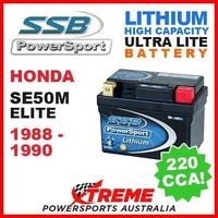 SSB 12V LITHIUM ULTRALITE 220 CCA BATTERY HONDA SE50M SE 50M ELITE 1988-1990 MX