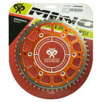 Mino 48 Tooth Orange Fusion Steath Rear Sprocket for CF-Moto 450SR 2023