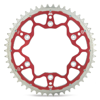 Moto-Master 48T Red Rear Fusion Stealth Sprocket for Kawasaki KLX400R 2003-2005