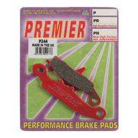 Front Organic Brake Pads for Kawasaki KL250 Stockman 2000-2023