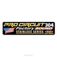 Pro Circuit 304 STD Silencer Decal