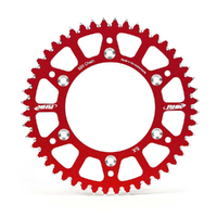 RHK 48 Tooth Red Rear Warrior Alloy Sprocket for Beta RR 125 2T 2018-2023