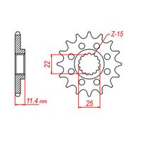 MTX 13 Tooth Front Sprocket for Husqvarna 701 Enduro 2016-2022