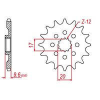 MTX 13 Tooth Front Sprocket for Husqvarna TC85 Big Wheel 2018-2023