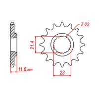 MTX 13 Tooth Front Sprocket for Yamaha TT250R 1993-1997