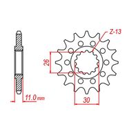 MTX 15 Tooth Front Sprocket for Yamaha FZ8S FAZER 2010-2016