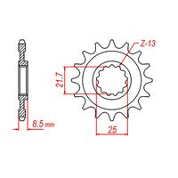 MTX 15 Tooth Front Sprocket for Kawasaki Ninja 1000 2011-2020