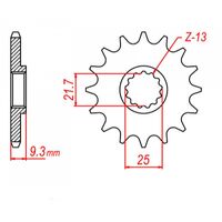 MTX 14 Tooth Front Sprocket for Kawasaki KLX230 2020-2022