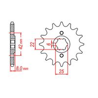 MTX 13 Tooth Front Sprocket for Honda CB250RS 1980-1984