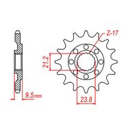 MTX 13 Tooth Front Sprocket for Honda CR250R 1988-1991