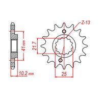 MTX 15 Tooth Front Sprocket for Yamaha XT660 R 2004-2017