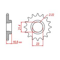 MTX 16 Tooth Front Sprocket for Yamaha XJ600S DIVERSION 1992-2003